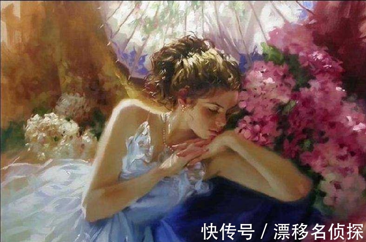 绘画作品$明艳的色彩中迸发出唯美惊艳的女性魅力——擅画女人的约翰逊