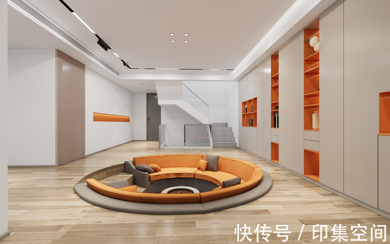 装修设计|鹿山台底跃370㎡现代极简风装修设计