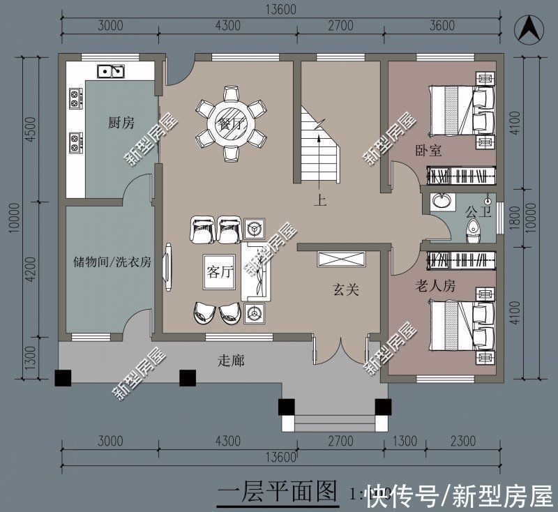 图纸|30万的存款，能在农村建什么样的房子？这8套图纸看看你喜欢哪套