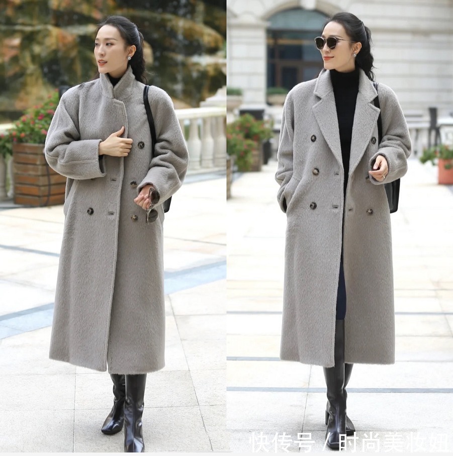 大衣|论大衣“显贵”穿搭,就服这位40岁素人博主,高级实用又提升气质