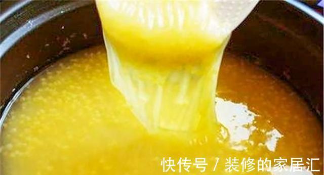 小米粥|熬小米粥,直接用水煮是错的,大厨教你一招,米粥好喝油润又香浓