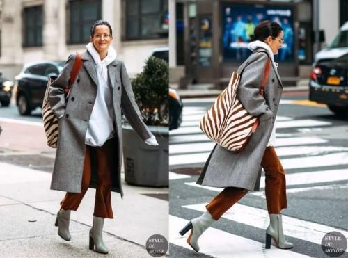 长外套+阔腿裤火了！太美太气质，小个子也能穿！