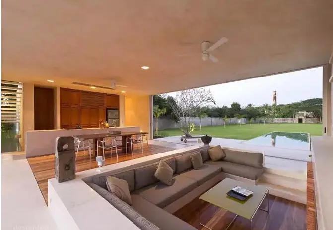 下沉式|等我有了大新房,客厅也要设计下沉式,拿豪宅都不换!