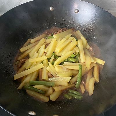 土豆|土豆炖豆角