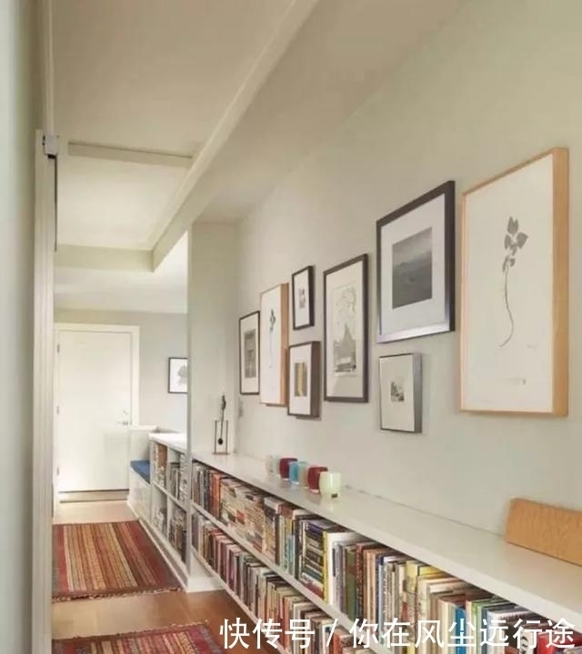 墙面|别把家里走廊过道浪费了，这样设计衣柜、书房都有了，漂亮还实用