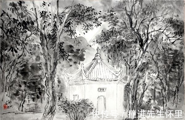 江南春!水墨丹青桃花源