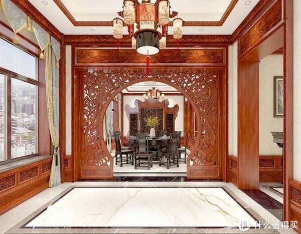 屏风|广东夫妻晒出325㎡别墅,入户便是诗情画意,这样的家太惊艳了