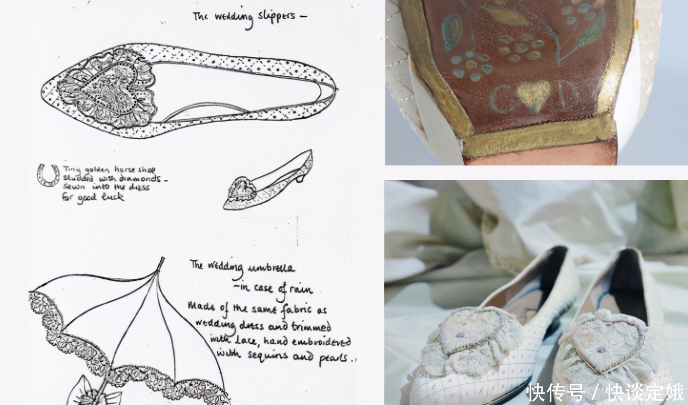 查尔斯|戴安娜的婚鞋:镶着132颗珍珠和542颗亮片,也藏了她的秘密