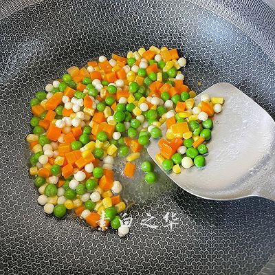 粟米粒|鸡头米四色丁炒素