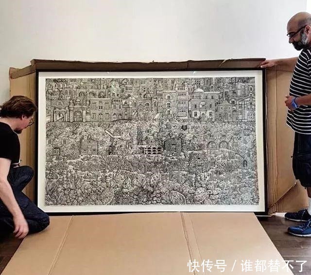 针管$全球最抠女画家，用一支2元针管笔惊艳世界，连英国皇室都惊叹