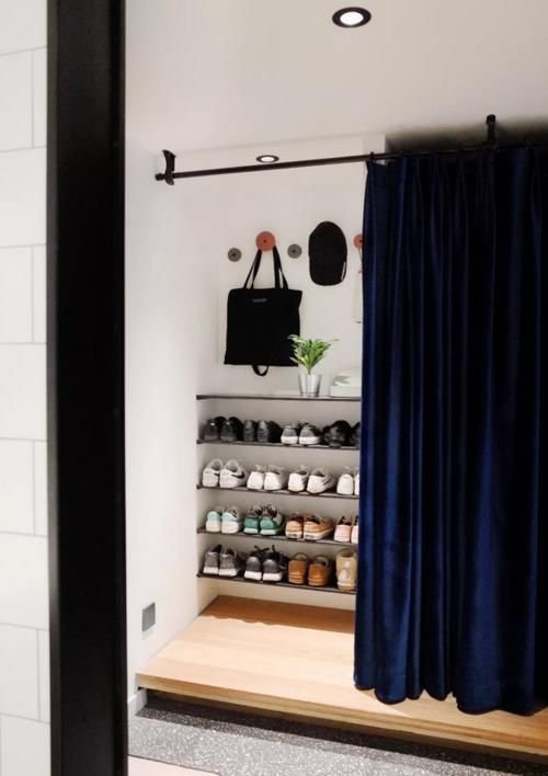 衣柜|将玄关打造成衣帽间,这个51㎡的loft设计太有水平了!华而实用!