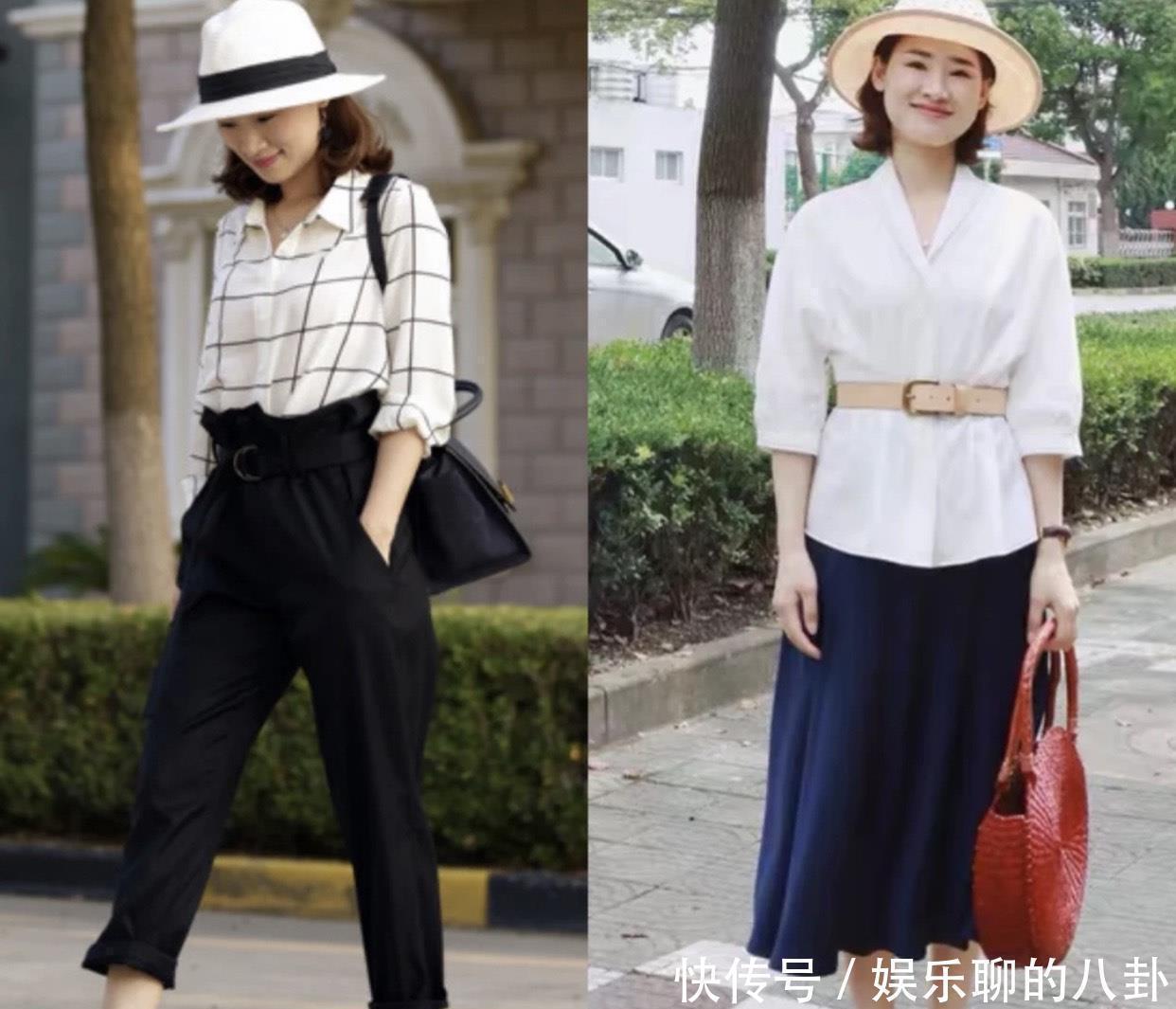 衬衫|建议女人:再忙也要学穿搭,掌握三个要点,简约时尚,演绎知性美