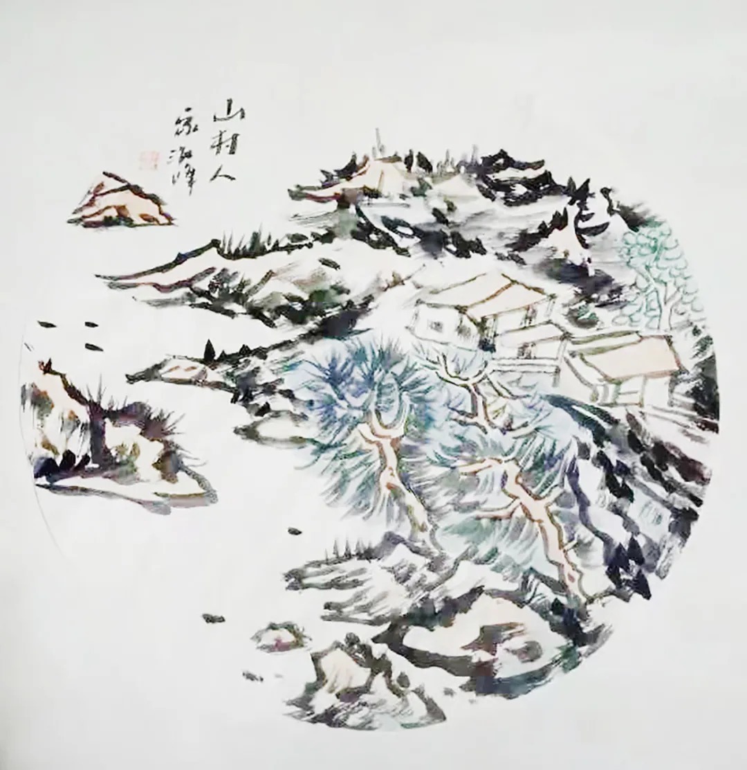 中国美术家协会#《抱朴守一》中国当代书画名家跨年邀请展——张海峰