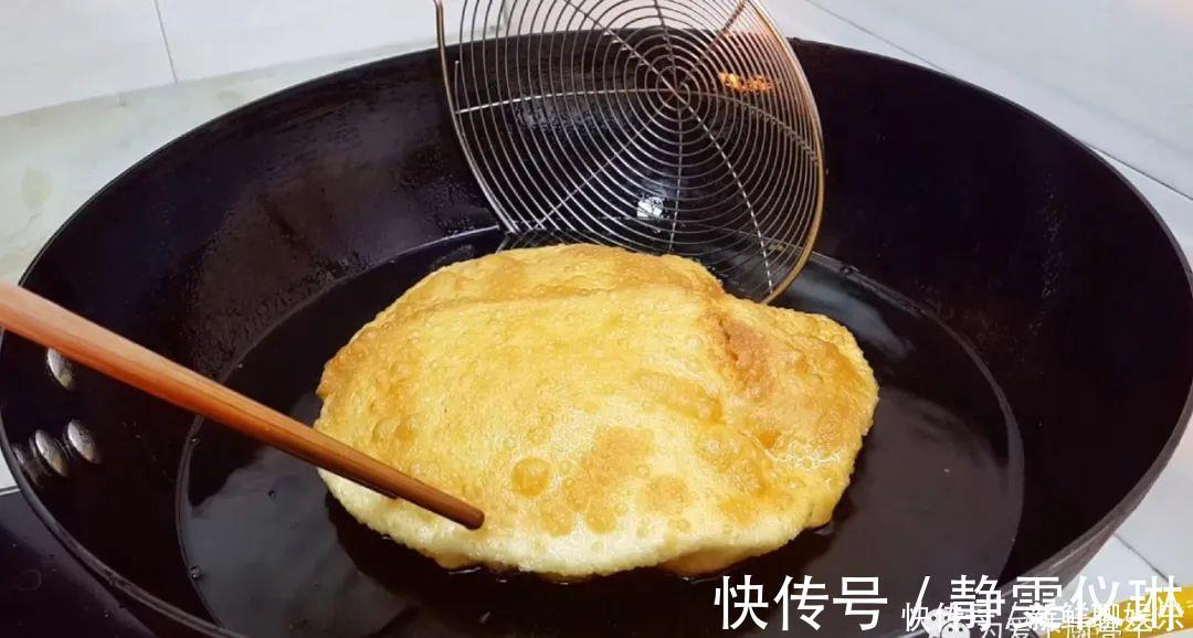 大泡|以后面粉就这么做，不烫面不烙饼，个个空心鼓大泡，看着都流口水