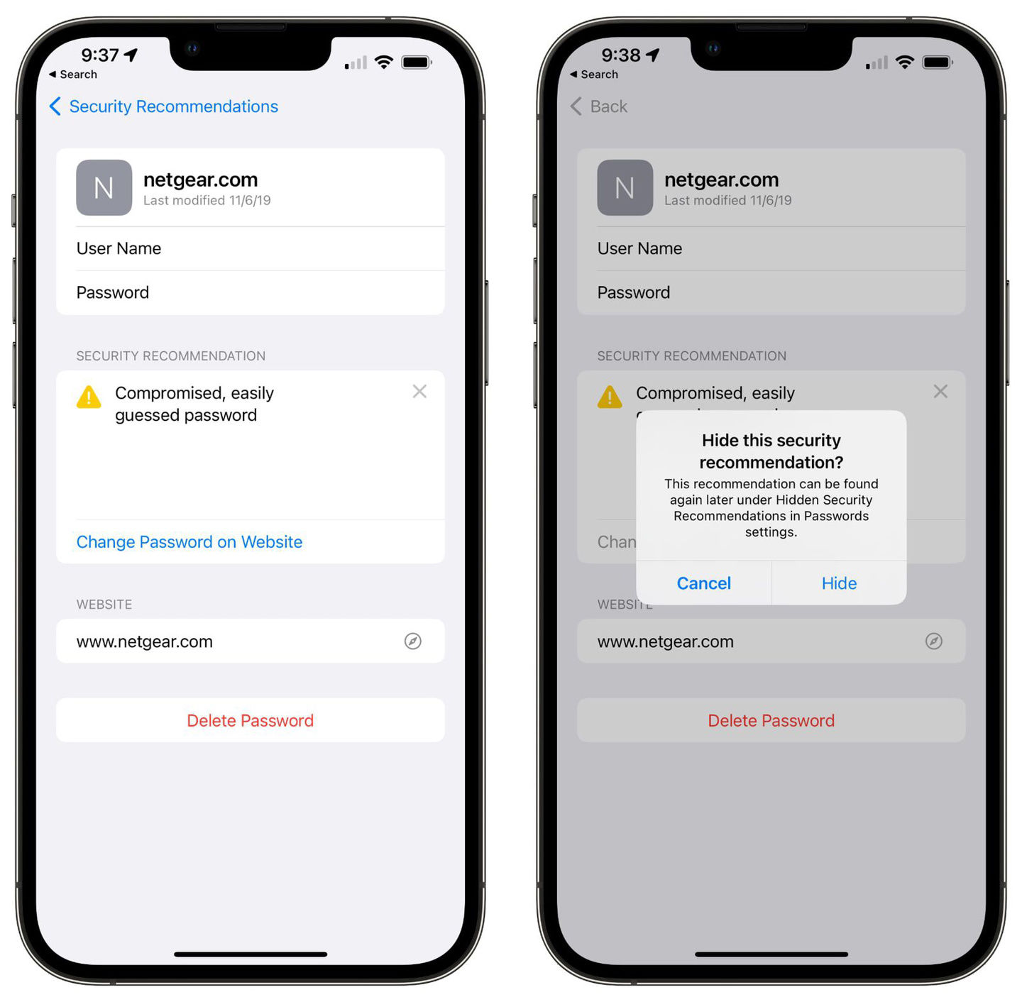 安全|苹果 iOS 15.4 Beta 新增隐藏 iCloud 钥匙串安全建议选项