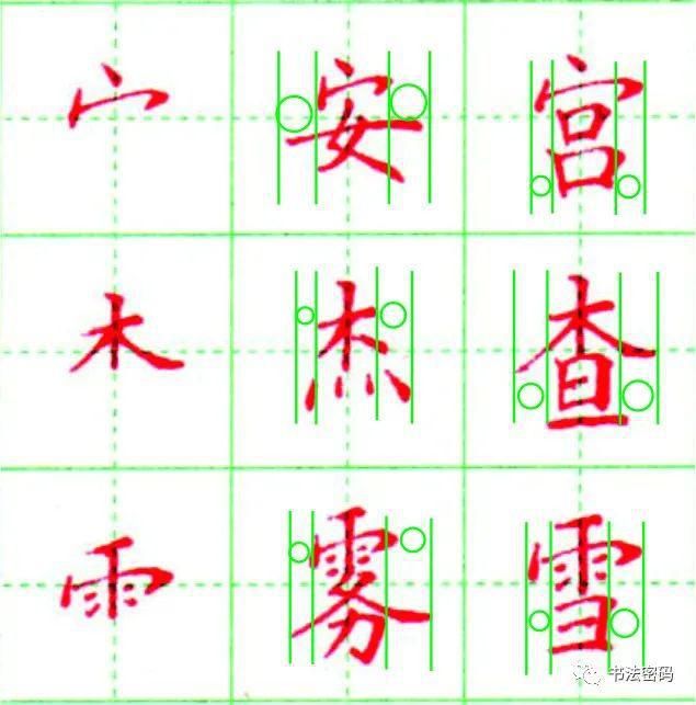  大小|“判大小、找中线、定比例”，写好上下结构汉字