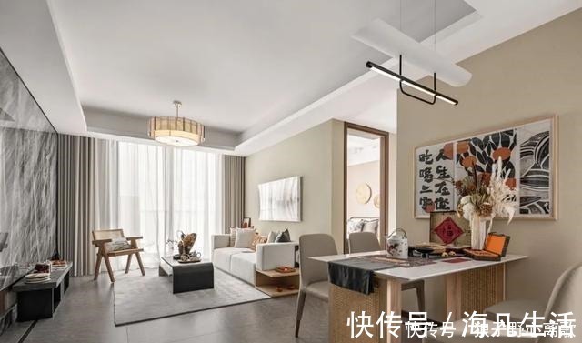 客厅|这才叫人间烟火气,75㎡三室一厅,小户型住出“迷你豪宅范”!