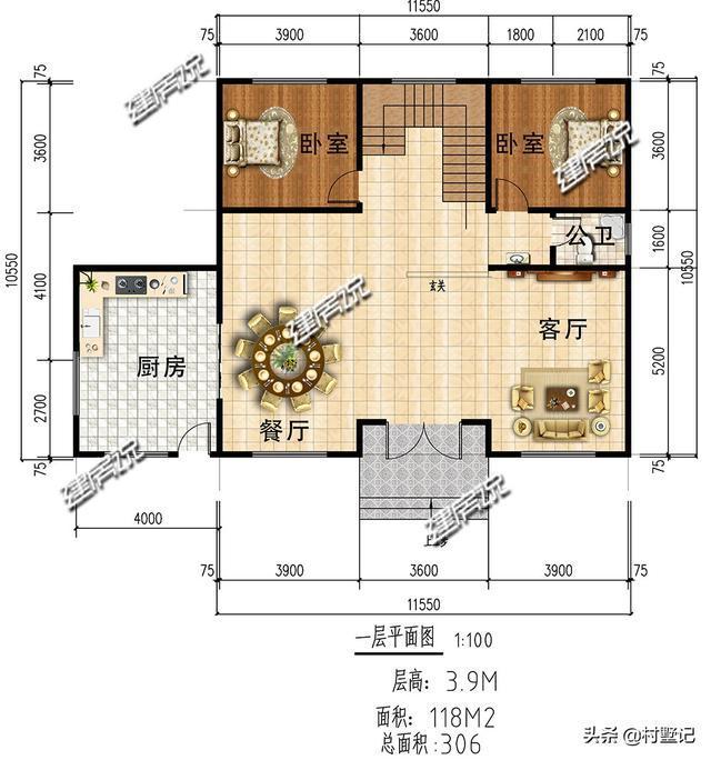 洗手间|面宽12米的中式别墅,百年不过时,建一栋全村人都羡慕