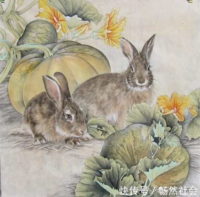 大师|当代工笔领军人物李喆,他创作的工笔画鸟语花香、走兽顽皮可爱