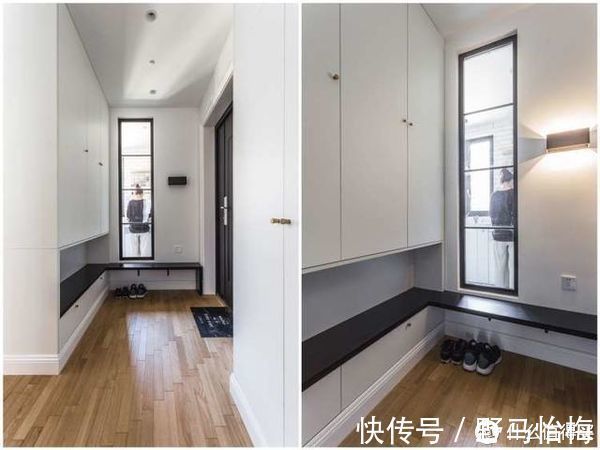 利用率|他120㎡家，一进门玄关就把我吸引，全屋空间极致利用，真的很巧妙
