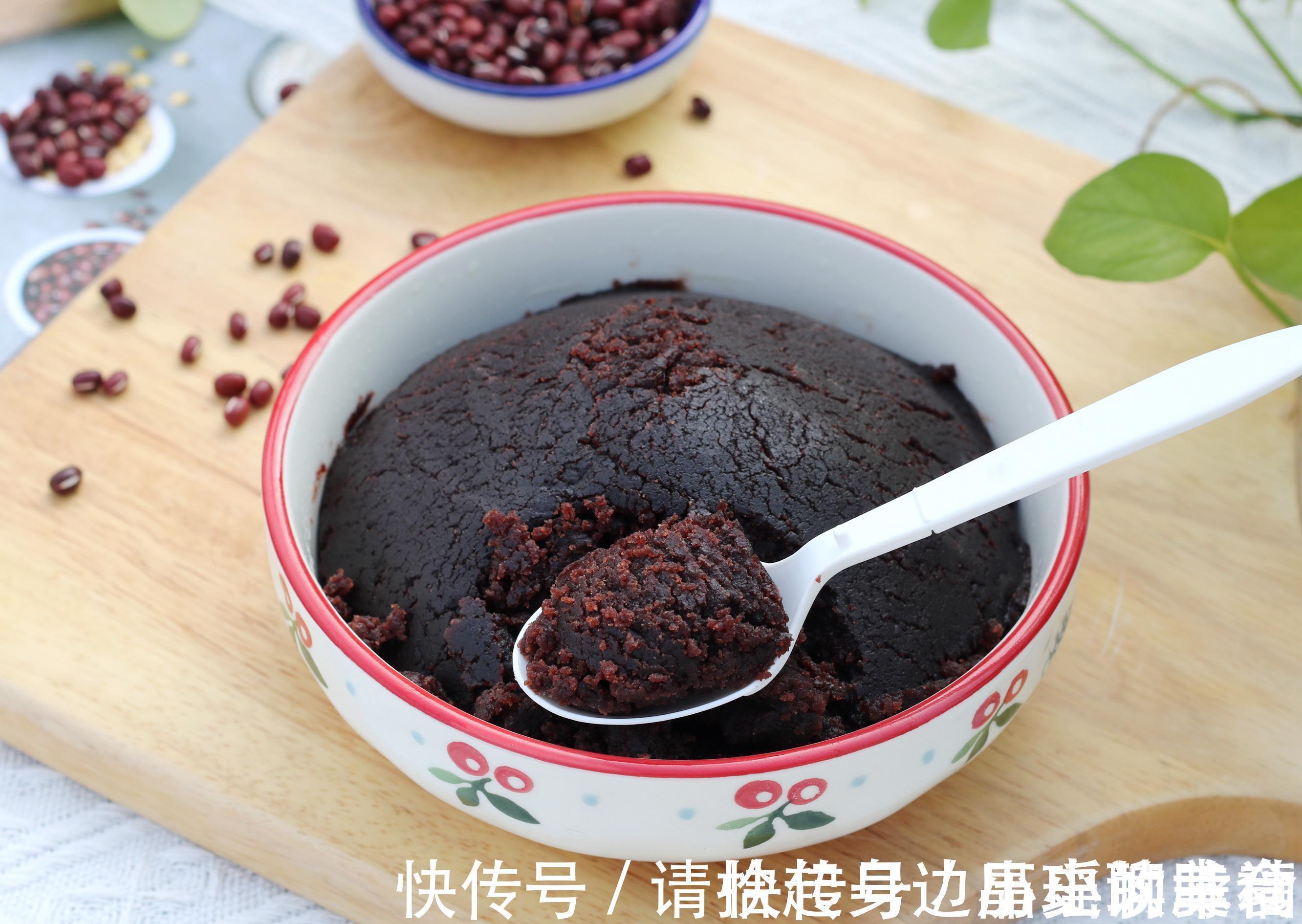 跟我学炒红豆沙，低糖少油健康无添加，浓香红豆味，做青团超好吃