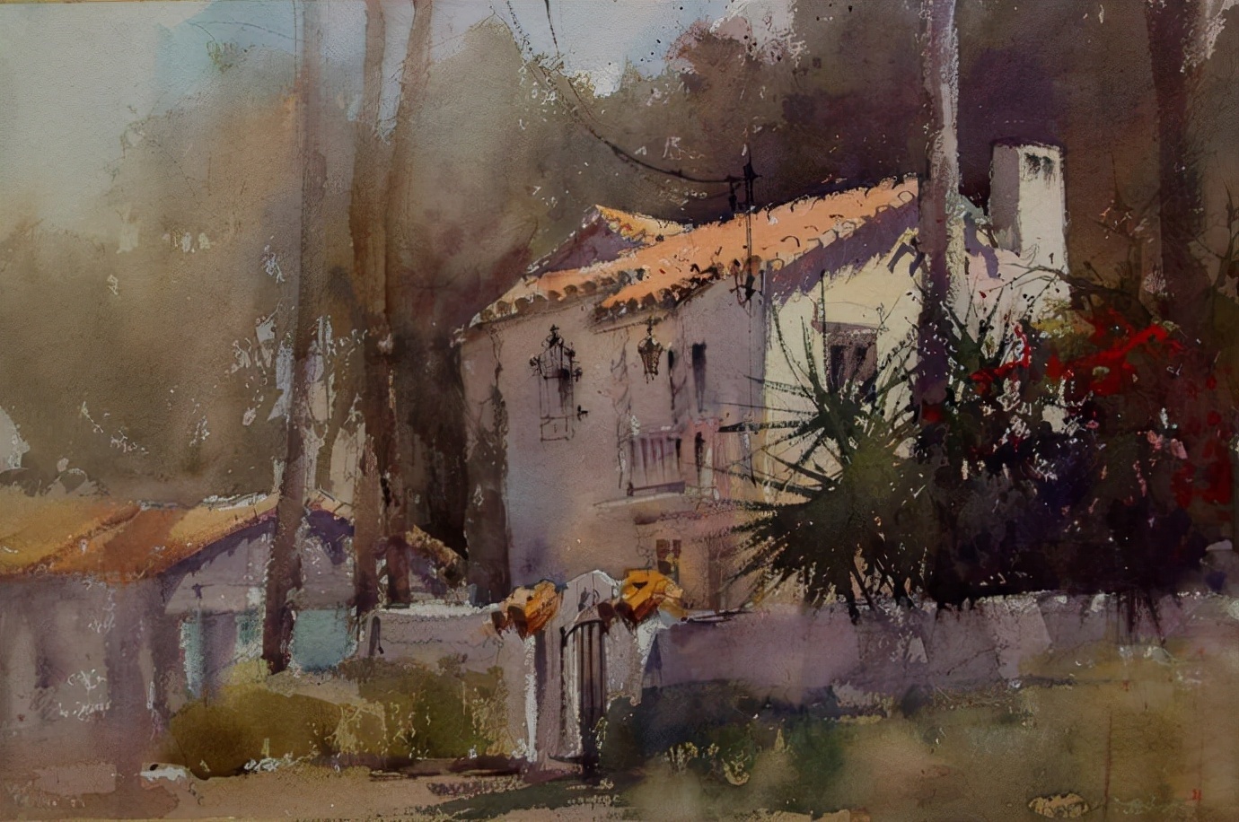 弗拉迪斯拉夫!印象水彩/美国当代艺术家弗拉迪斯拉夫水彩作品