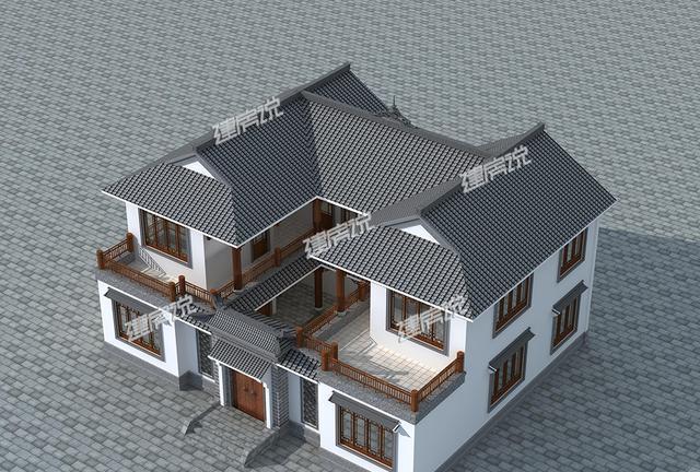 别墅|湖南老板退休，花35万在乡下建了栋四合院别墅，村里人都说太值了