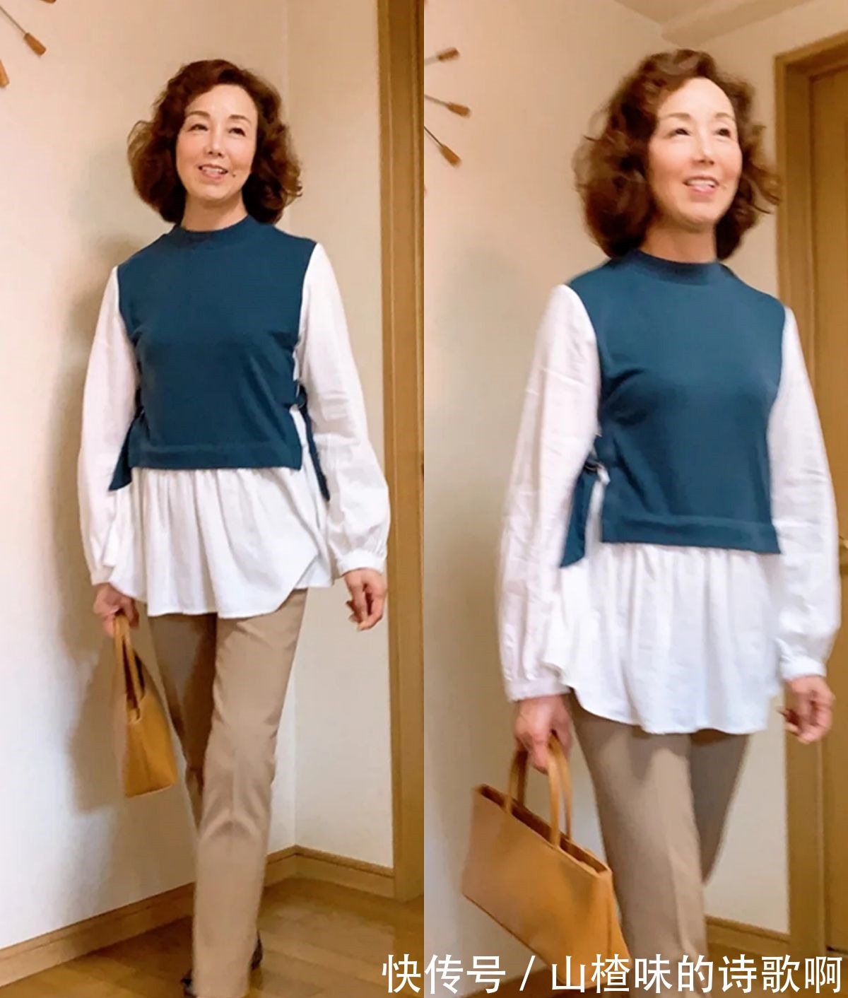 牛仔裤 适合50岁普通人的早秋穿搭,简约大方不过时,轻松当个时髦精