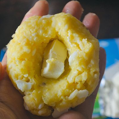 芝士土豆沙拉饭团