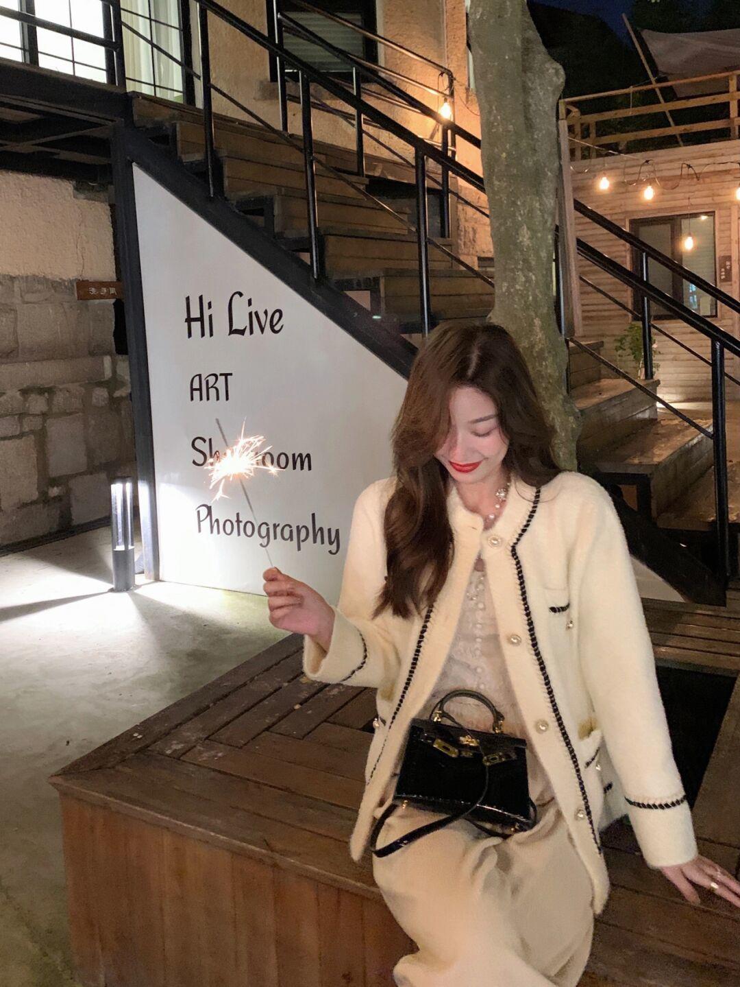 美眉|毛呢外套不能乱穿,这几个搭配思路值得借鉴,远离拖沓,高级精致