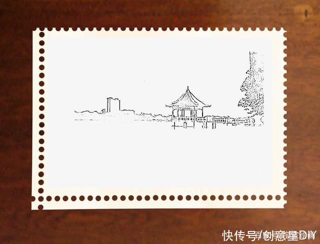 风景|风景宜人的大明湖，还可以这样画出来