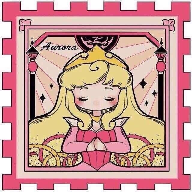 爱丽儿公主|画师绘制迪士尼公主小头像,贝儿最喜欢玫瑰花,爱丽儿怎么哭了