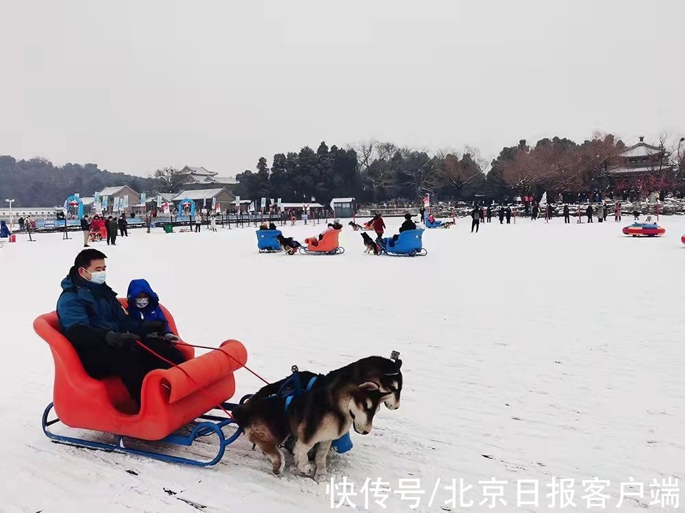 颐和园|北京最大天然冰场上，市民今天撒开了欢儿