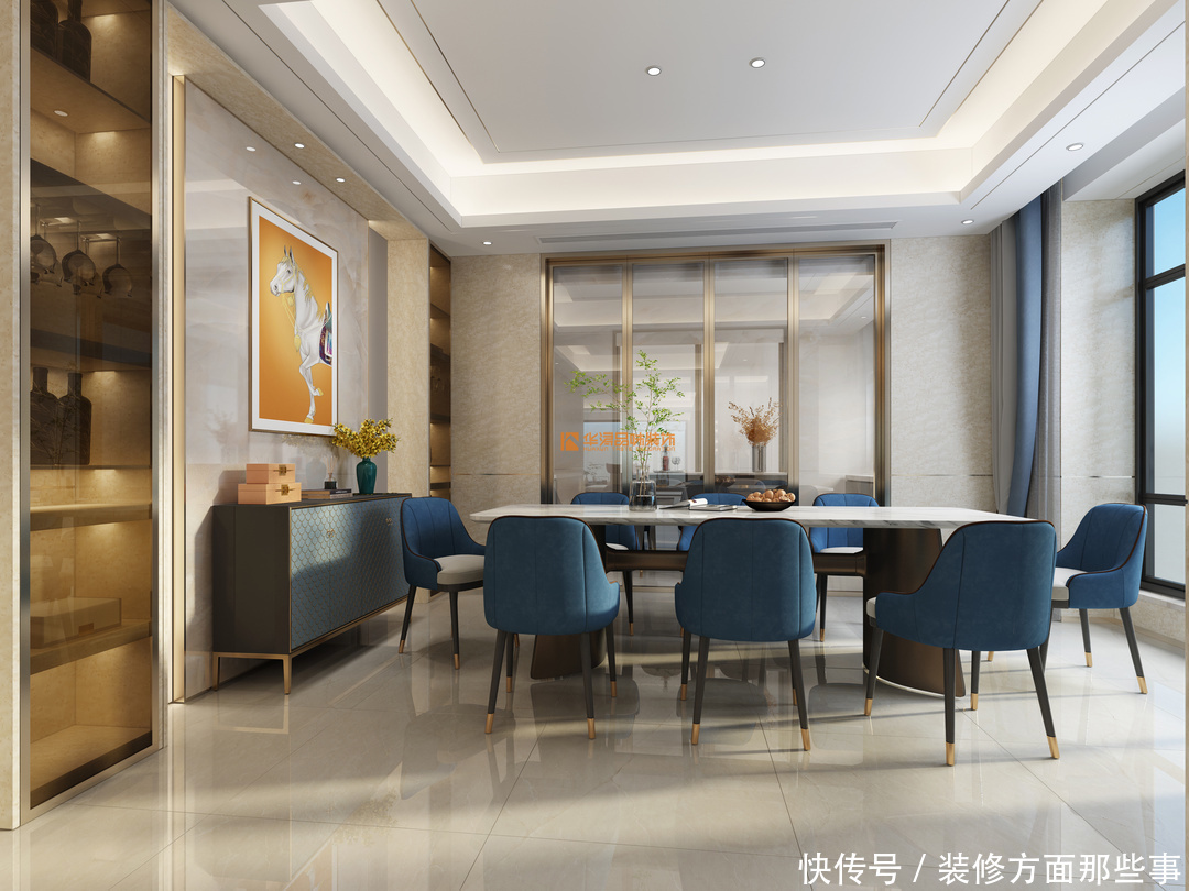 走道|289㎡现代轻奢大平层,优雅干净,奢而不华