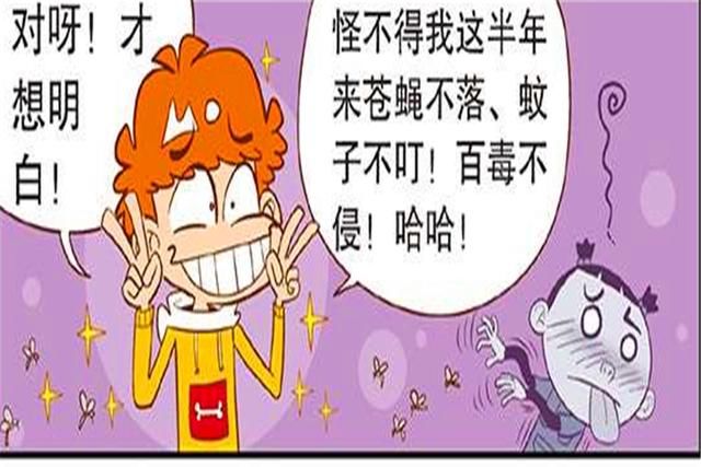 阿衰|衰漫画：阿衰误以为是糖果，吃了半年樟脑丸，结果蚊虫避而远之！