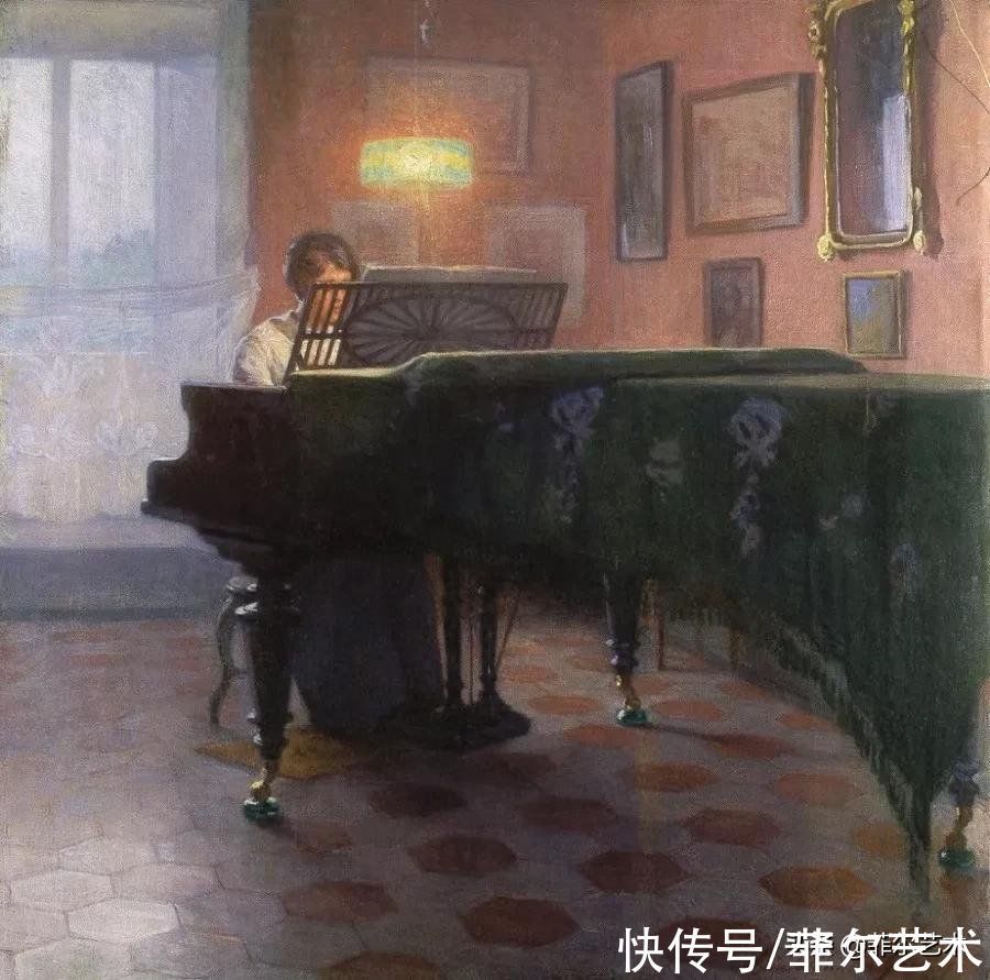 丹尼尔$芬兰第一代女性艺术家之一,艾琳·丹尼尔森的油画作品欣赏