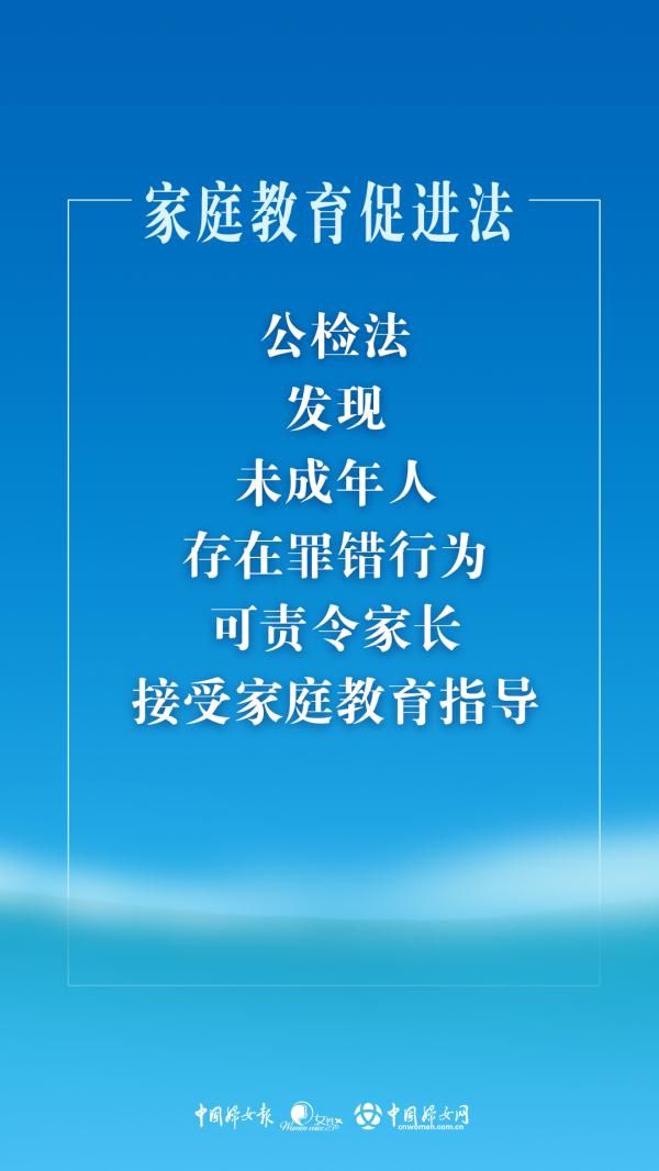 家庭教育|家庭教育促进法通过！一组图带你看懂→