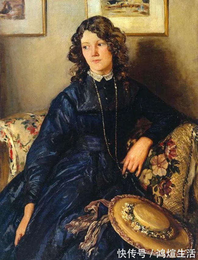 康拉德|德国画家康拉德笔下 细腻的年轻漂亮女子,真心的美!