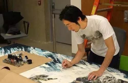 幅画!一幅画画了3年,细到要用放大镜,他把钢笔画玩到了极致