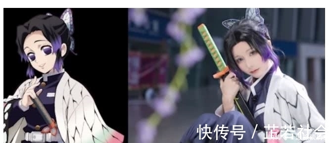 鬼灭之刃|鬼灭之刃:动漫人物全员cos,男主帅气妹妹可爱,虫柱蝴蝶太美!