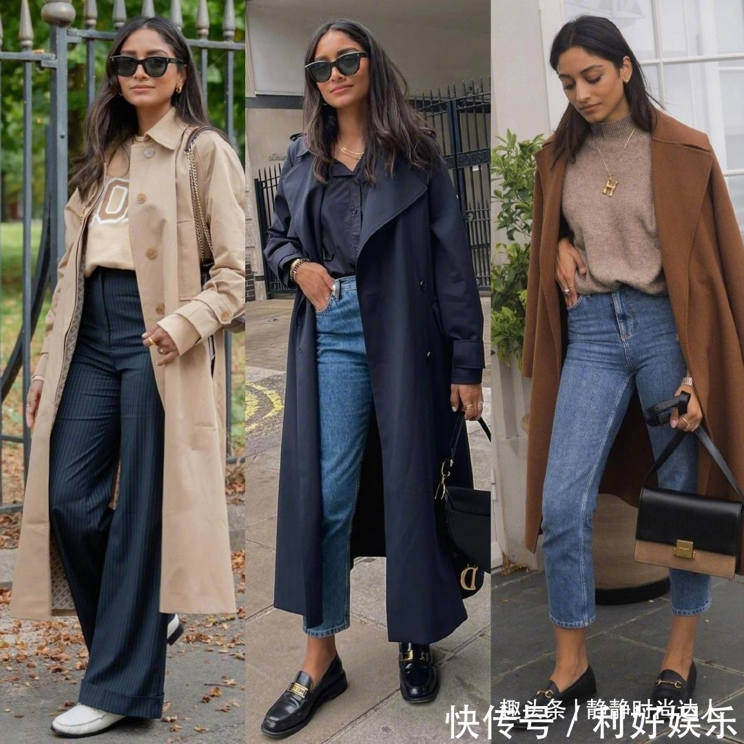 裤子 超级显瘦的2款裤型,“长大衣+裤子”这么搭配,不挑人不踩雷