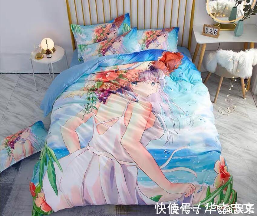 水冰月|把二次元动漫人物印在家里，还舍得让妈妈晒被子吗？