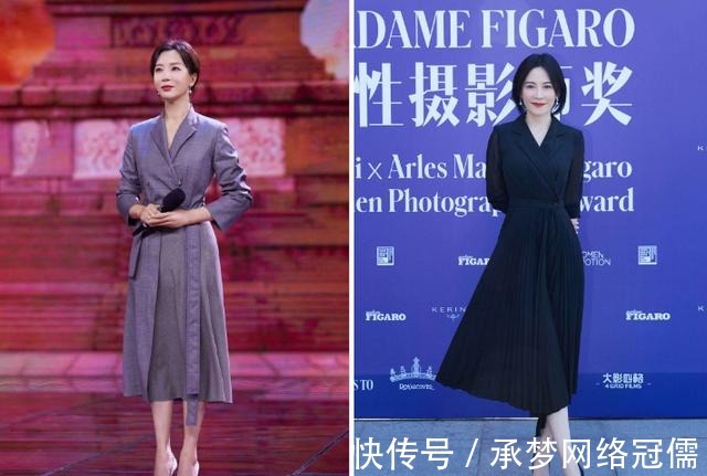 极简 中年女明星的气质穿搭,这3招是关键,不显老气、不装嫩