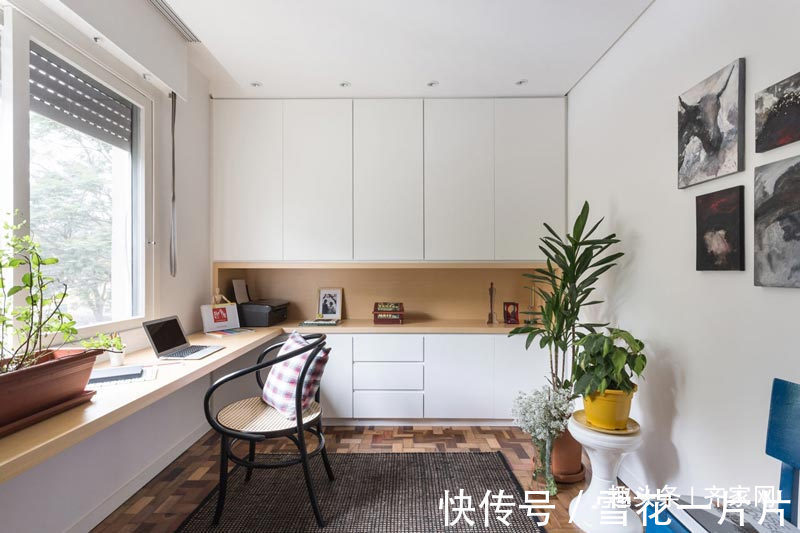 地中海|70平简约风,带有巴西的热情和爱!黑板墙设计,适合小朋友们学习