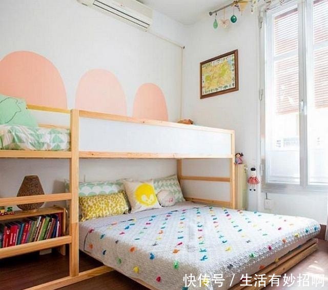 王伟忠|一儿一女只有一间儿童房怎么住简单！中间装个隐形门，互不打扰！