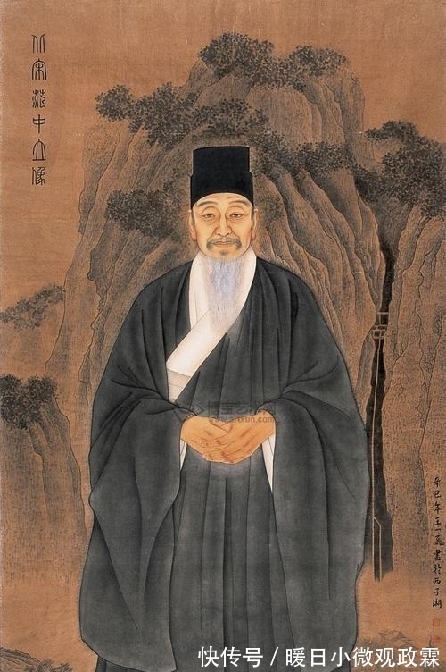 溪山行旅图|一幅画困扰专家900年,无意间因阳光的照射,专家隐约看到了2个字