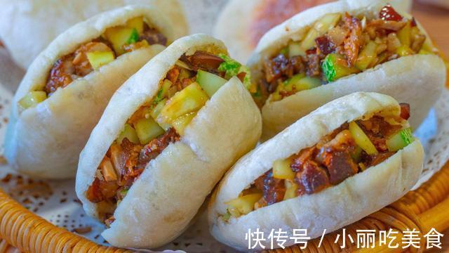 五花肉|教你做好吃的空心烧饼，无技巧无难度，夹菜夹肉都好吃，比买的香