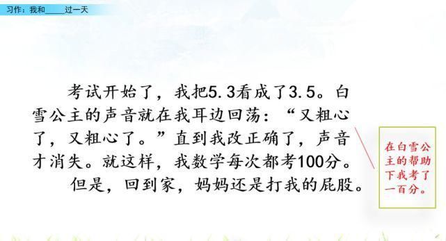 编版|部编版语文四年级上册第四单元作文《我和过一天》写作指导