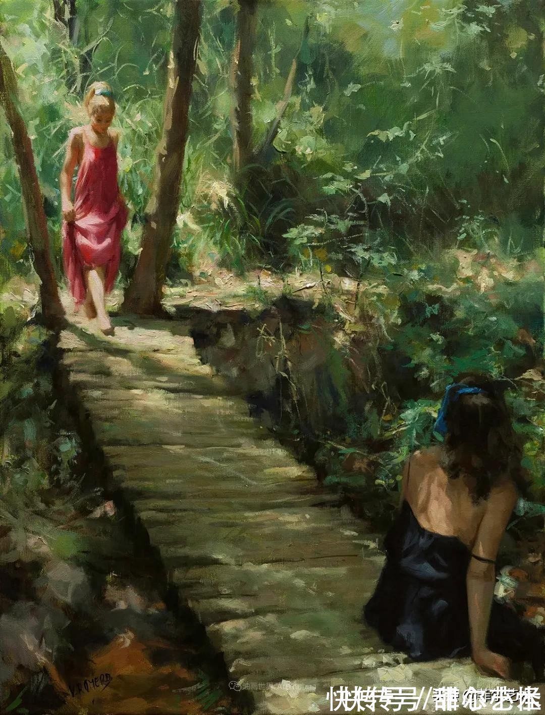 罗梅罗!婀娜多姿,美丽动人~西班牙画家维森特·罗梅罗·雷东多油画欣赏