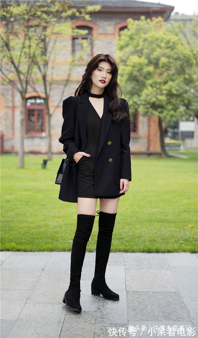 气质 今年没有一双“奶奶靴”可惜了,配大衣气质又高级,小个子都适合